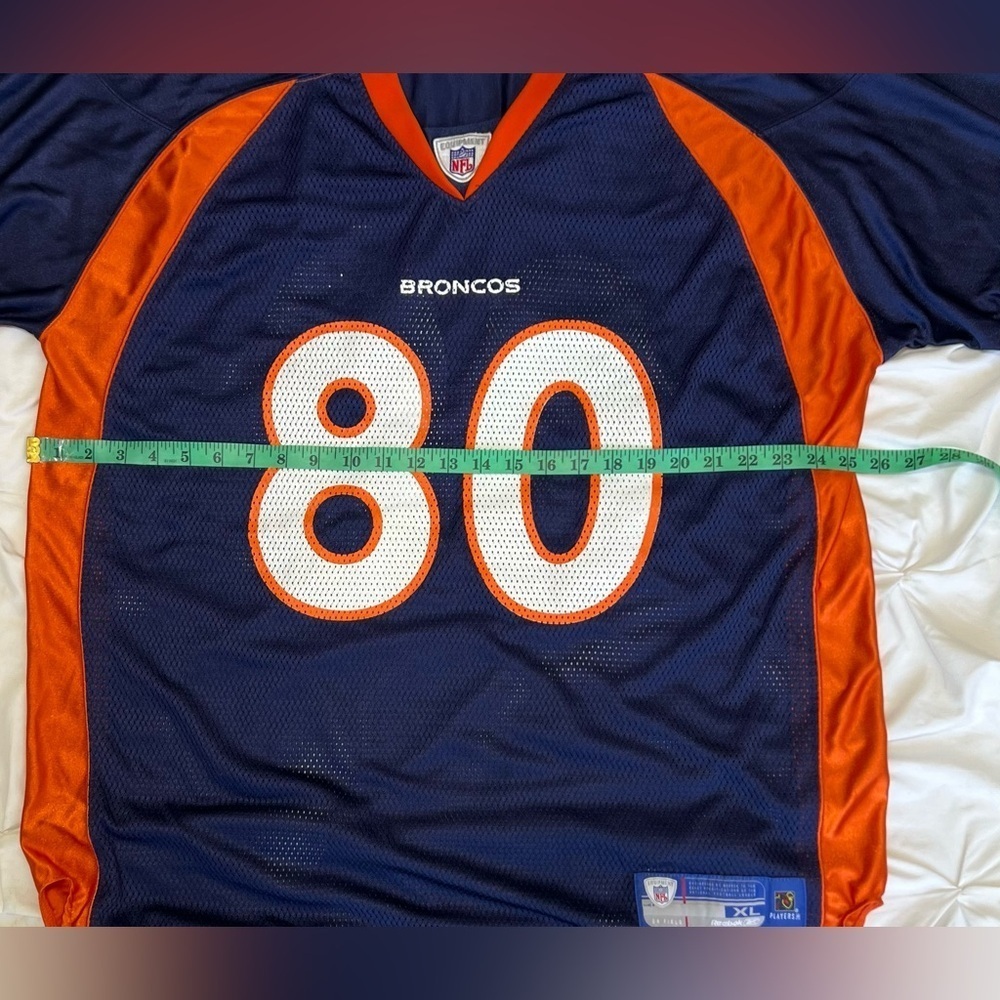 Rod Smith Denver Broncos Vintage Reebok On Field Football Jersey - Picture 6 of 12